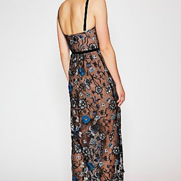 For Love And Lemons Beatrice Strappy Maxi Dress - Picture 7 of 8